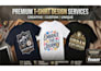 premium typography tshirt and trendy design